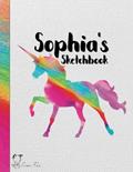 Read Sophia's Sketchbook: personalized blank unicorn book for people named Sophia (Books for Sophia), written by Zion Fox