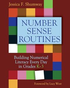 Number Sense Routines, written by Jessica Shumway
