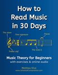 Read How to Read Music in 30 Days: Music Theory for Beginners - with exercises & online audio (Practical Musical Theory), written by Matthew Ellul