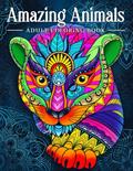 Read Amazing Animals: Adult Coloring Book, Stress Relieving Mandala Animal Designs, written by Coloring Book Kim