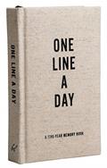 Read Canvas One Line a Day: A Five-Year Memory Book (Yearly Memory Journal and Diary, Natural Canvas Cover), written by Chronicle Books