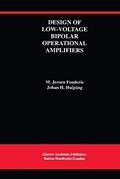 Read Design of Low-Voltage Bipolar Operational Amplifiers (The Springer International Series in Engineering and Computer Science), written by M. Jeroen Jeroen Fonderie; Johan Huijsing