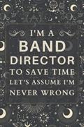 Read Band Director Gifts: Blank Lined Notebook Journal, a Funny and Appreciation Thank You Gift for Band Directors to Write in, written by Lottie R Greene