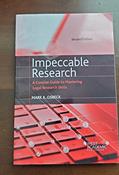 Read Impeccable Research, A Concise Guide to Mastering Legal Research Skills (Coursebook), written by Mark Osbeck Read Impeccable Research, A Concise Guide to Mastering Legal Research Skills (Coursebook), written by Mark Osbeck