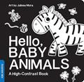 Read Hello, Baby Animals: A Black-and-White Board Book for Babies That Helps Visual Development (High-Contrast Books), written by duopress labs