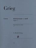 Read SONATE POUR PIANO EN MI MINEUR OP. 7, written by GRIEG EDVARD