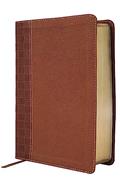 Read NIrV, Giant Print Compact Bible, Leathersoft, Brown, Comfort Print, written by Zondervan