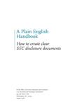 Read A Plain English Handbook - How to create clear SEC disclosure documents, written by U.S. Securities and Exchange Commission