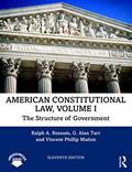 Read American Constitutional Law, Volume I, written by Vincent Phillip Munoz; Ralph Rossum; G. Alan Tarr