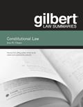 Read Gilbert Law Summaries on Constitutional Law, 31st, written by Jesse Choper