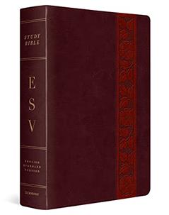 ESV Study Bible, Large Print (TruTone, Mahogany, Trellis Design), written by ESV Bibles
