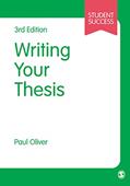 Read Writing Your Thesis (Student Success), written by Paul Oliver