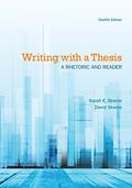 Read Writing with a Thesis: A Rhetoric and Reader, written by Sarah E. Skwire; David Skwire
