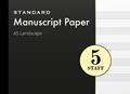 Read Music Manuscript Paper A5 Landscape: Black Cover | Notebook | Journal | Composition Book, written by Salomon Zauber