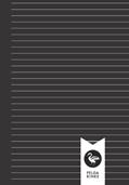 Read Black Paper Notebook A5 Lined: Medium Ruled | 110 Pages | 55 Sheets | Black Paper, written by Felda Rinke