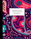 Read Pink-Purple Paisley Composition Notebook For Girls And Boys, Teens And Adults - Elementary, High School, College, Office & School Supplies, written by L.E Publishing