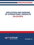 Read Specifications for the Application and Finishing of Gypsum Panel Products, written by unknown author