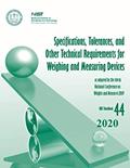 Read Specifications, Tolerances, and Other Technical Requirements for Weighing and Measuring Devices: NIST Handbook 44, written by National Institute of Standards and Technology