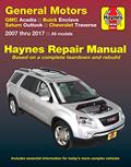 Read GMC Acadia, (07-16), Acadia LTD (17), Buick Enclave, (08-17), Saturn Outlook, (07-10) & Chevrolet Traverse, (09-17) Haynes Repair Manual (Haynes Automotive), written by Haynes Publishing