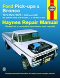 Read Ford Pickups and Bronco, 1973-1979: 2WD and 4WD, Six-cylinder inline and V8 models, F-100 thru F-350, written by John Haynes