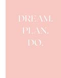 Read dream plan do pink notebook for girlbosses: dot grid journal, written by Sunset Rose Studios