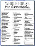 Read Whole House Deep cleaning Checklist: Household Chores cleaning checklist for adults, spring cleaning checklist planner and Organizer, written by Ismail Umar