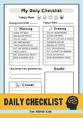 Read Daily Checklist for ADHD Kids: Chores, Mood, Energy, Gratitude for Your Hyperactive Child | ADHD & ASD Planner Notebook & Chore Chart Journal, written by Val Vosee
