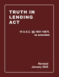 Read Truth In Lending Act 15 U.S.C. §§ 1601-1667f, as amended Revised: A Quick Reference Guide of the TILA (CCPA Compliance), written by Applied Legal Publications