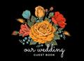 Read Our Wedding Guest Book: Vintage Floral Design Affordable Alternative 8.25" x 6", written by April Ward-Stanbrook