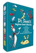 Read Dr. Seuss's Beginner Book Boxed Set Collection: The Cat in the Hat; One Fish Two Fish Red Fish Blue Fish; Green Eggs and Ham; Hop on Pop; Fox in Socks, written by Dr. Seuss