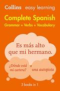 Read Complete Spanish Grammar Verbs Vocabulary: 3 Books in 1 (Collins Easy Learning), written by Collins Dictionaries