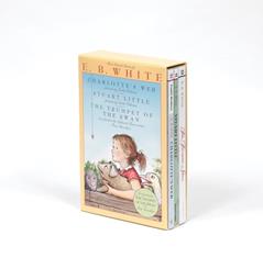 E. B. White Box Set: 3 Classic Favorites: Charlotte's Web, Stuart Little, The Trumpet of the Swan, written by E. B White