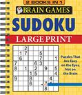 Read Brain Games - 2 Books in 1 - Sudoku (Large Print), written by Publications International Ltd.; Brain Games
