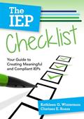 Read The IEP Checklist: Your Guide to Creating Meaningful and Compliant IEPs, written by Dr. Kathleen G. Winterman Ed.D.; Dr. Clarissa E. Rosas Ph.D.