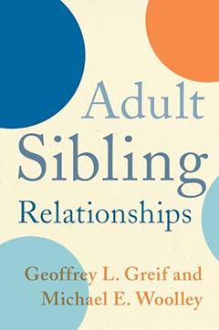 Adult Sibling Relationships, written by Geoffrey Greif; Michael Woolley