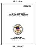 Read Joint Doctrine Development Process. CJCSM 5120.01B: 2020-11-06, written by United States Government