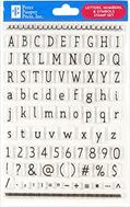 Read Letters, Numbers, & Symbols Clear Stamp Set (86 individual stamps), written by Peter Pauper Press