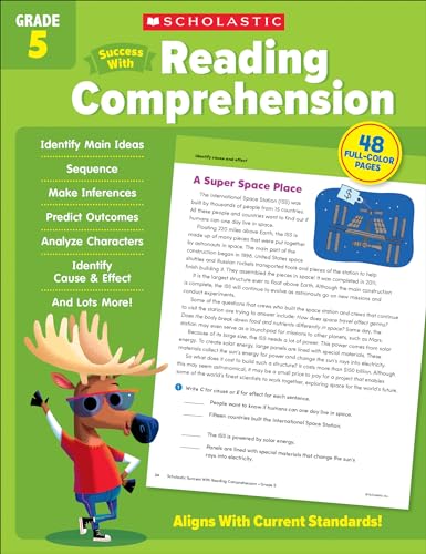 Read Scholastic Success with Reading Comprehension Grade 5 Workbook, written by Scholastic Teaching Resources