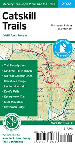 Read Catskill Trails Map, 2023: Catskill Forest Preserve, written by New York-New Jersey Trail Conference