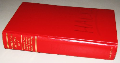 Read Numerical Recipes in C, written by W. H. Press; B. P. Flannery; S. A. Teukolsky; W. T. Vetterling Read Numerical Recipes in C, written by W. H. Press; B. P. Flannery; S. A. Teukolsky; W. T. Vetterling