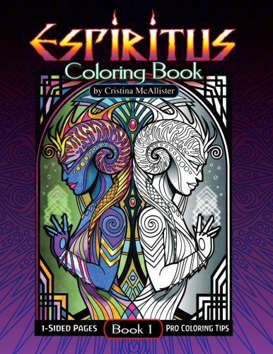 Read Espiritus Coloring Book: Book 1, written by Cristina McAllister