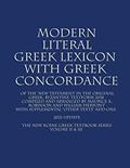 Read Modern Literal Greek Lexicon with Greek Concordance, written by G Allen Walker