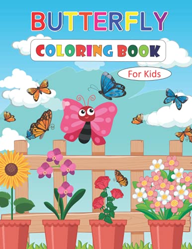 Read BUTTERFLY COLORING BOOK FOR KIDS: Full of designs(50+unique and attractive designs)/Amazing coloring book/Best gift idea for butterfly lovers, written by PDPM Publications