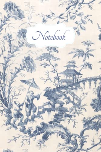 Read Notebook: Toile de Jouy Vintage French Chinoiserie Paris Composition Journal - College Ruled Lined 100 Pages - 6 x 9", written by Aurora Press