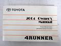 Read 2004 Toyota 4Runner 4 Runner Owners Manual, written by Toyota