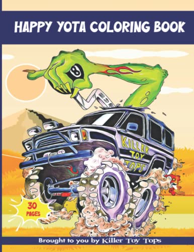 Read Happy Yota coloring book, written by Killer Toy Tops