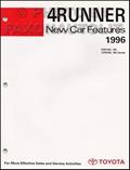Read 1996 Toyota 4Runner Features Manual Original, written by Toyota