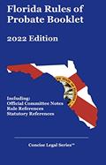 Read Florida Rules of Probate Booklet, written by Cahaba Publications
