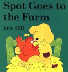 Spot Goes to the Farm board book: A Lift-the-Flap Book, written by Eric Hill