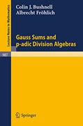 Read Gauss Sums and p-adic Division Algebras (Lecture Notes in Mathematics, 987), written by Colin J. Bushnell